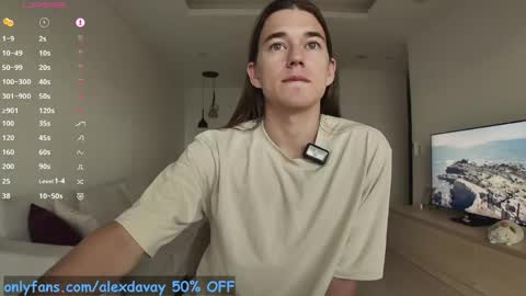 Snapshot of alexdavey chatting on 7, 6, 2026 online show from 7, 6, 2026