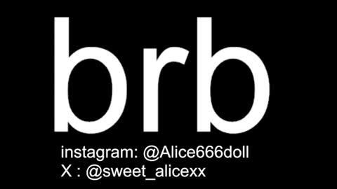 Snapshot of alice666doll chatting on 25, 7, 2026 NEW ACCOUNT ALICE online show from 25, 7, 2026