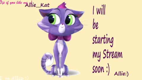 Snapshot of allie__kat chatting on 16, 5, 2026 Allie online show from 16, 5, 2026