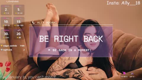 Ally  online show from 25, 1, 2025