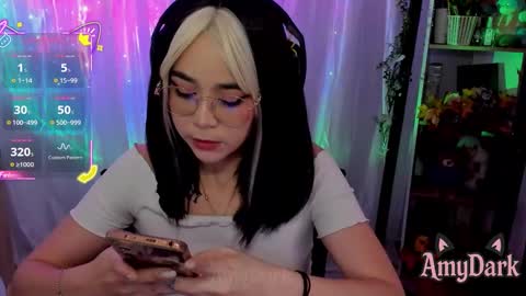 Snapshot of amydarkk chatting on 7, 10, 2025 Amy online show from 7, 10, 2025