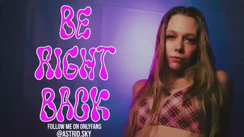 Astrid Sky online show from 18, 3, 2026