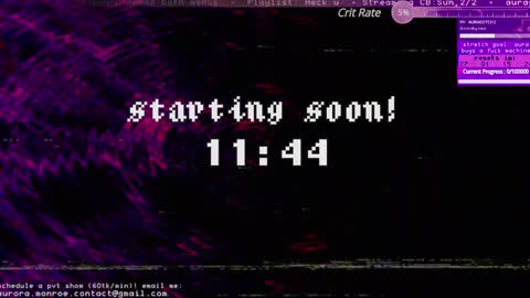 Aurora  Aura online show from 2, 2, 2025