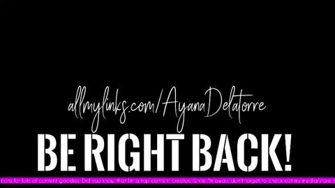 Ayana Delatorre online show from 18, 9, 2025