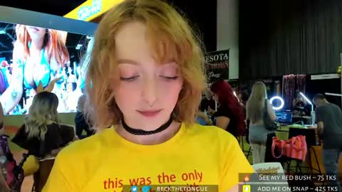 Snapshot of beckthetongue chatting on 26, 6, 2026 Beck the tongue online show from 26, 6, 2026
