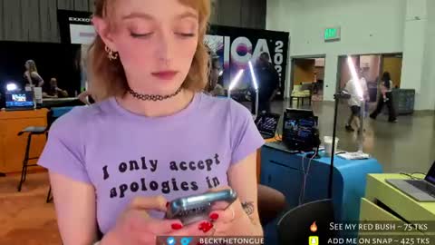 Snapshot of beckthetongue chatting on 27, 6, 2026 Beck the tongue online show from 27, 6, 2026