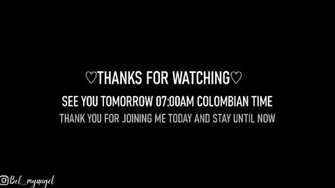 In instagran bel myangel online show from 18, 4, 2026