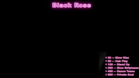 blackroseonee online show from 4, 5, 2026