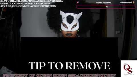 Queen Siren online show from 26, 10, 2025