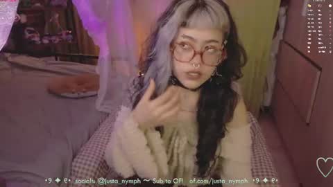 Snapshot of blushing_nymph chatting on 5, 7, 2026 Im Nym Justa nymph on twitter and IG online show from 5, 7, 2026