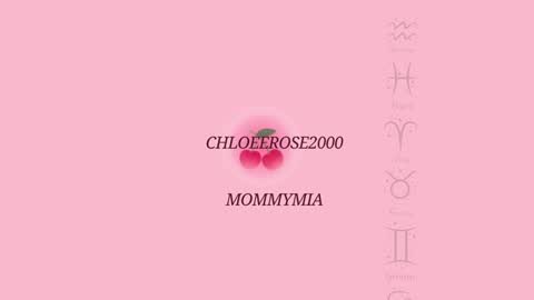 ChloeeRose online show from 12, 1, 2025