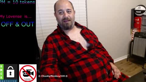 Snapshot of chunkymonkey420 chatting on 7, 2, 2025 Spencer Smokey Bear online show from 7, 2, 2025