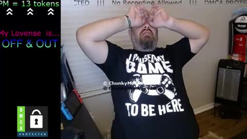 Snapshot of chunkymonkey420 chatting on 1, 3, 2025 Spencer Smokey Bear online show from 1, 3, 2025