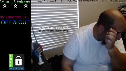 Snapshot of chunkymonkey420 chatting on 3, 3, 2025 Spencer Smokey Bear online show from 3, 3, 2025