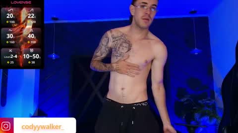 Snapshot of codyywalker chatting on 21, 4, 2026 Cody Walker online show from 21, 4, 2026