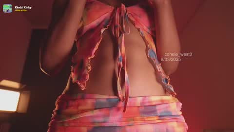 Snapshot of connie_west0 chatting on 8, 3, 2025 independent model online show from 8, 3, 2025