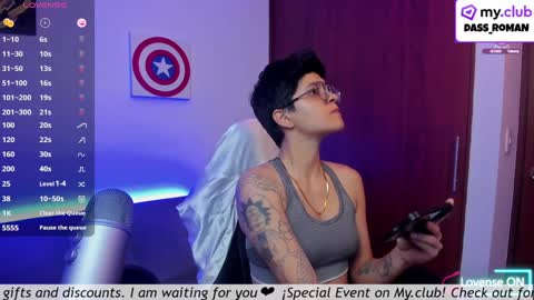 Snapshot of dass_roman chatting on 4, 2, 2025 Dass Roman online show from 4, 2, 2025