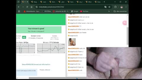 Snapshot of dave33652254 chatting on 4, 3, 2025 dave33652254 online show from 4, 3, 2025