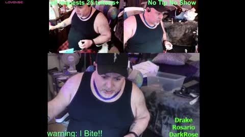 Snapshot of drake_r_darkrose chatting on 25, 1, 2025 Drake D Vamp aka Drake DarkRose online show from 25, 1, 2025