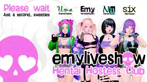 Snapshot of emyliveshow chatting on 22, 3, 2026 Hentai Hostess Club online show from 22, 3, 2026