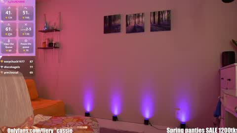 Snapshot of fiery_redhead chatting on 15, 5, 2026 Cassie Ventura online show from 15, 5, 2026