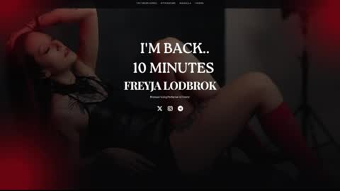 Snapshot of freyjalodbrok chatting on 5, 6, 2026 Call me Lilith online show from 5, 6, 2026