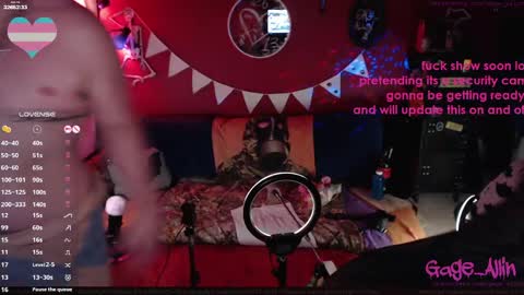 Gage Allin AKA Alpha Pussy online show from 17, 5, 2026