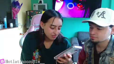 Snapshot of hotlatinocouple__ chatting on 5, 6, 2026 Eevee Zoro online show from 5, 6, 2026
