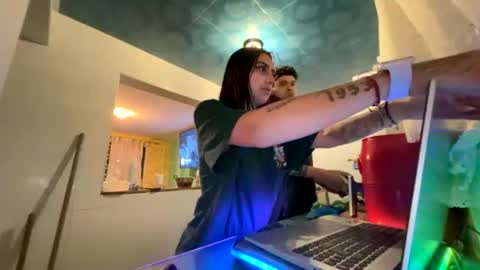 Snapshot of hotlatinocouple__ chatting on 11, 7, 2026 Eevee Zoro online show from 11, 7, 2026