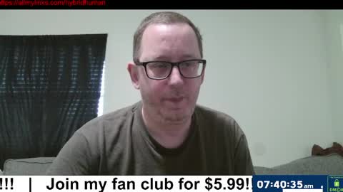 Snapshot of hybridhuman chatting on 23, 4, 2026 hybridhuman online show from 23, 4, 2026
