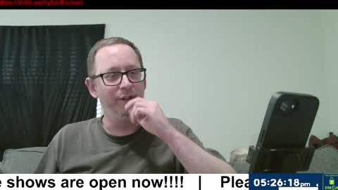 Snapshot of hybridhuman chatting on 10, 5, 2026 hybridhuman online show from 10, 5, 2026