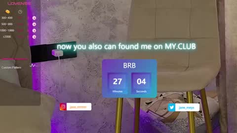 Snapshot of jane_meys chatting on 10, 1, 2025 your kitty JANE roawww online show from 10, 1, 2025