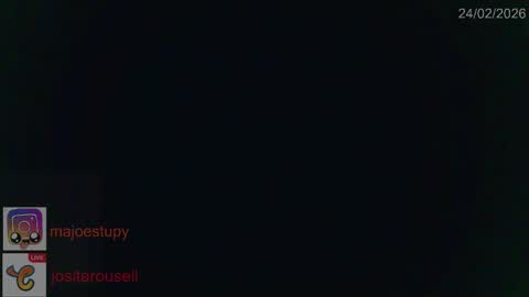 Josita rousell INSTAGRAM  majoestupy  online show from 26, 2, 2026
