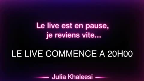 Julia Khaleesii online show from 16, 4, 2026