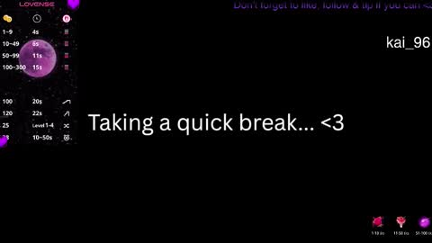 Snapshot of kai_96 chatting on 25, 2, 2026 kai 96 online show from 25, 2, 2026