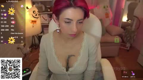 Snapshot of kittygrey chatting on 24, 10, 2025 Samantha Grey online show from 24, 10, 2025