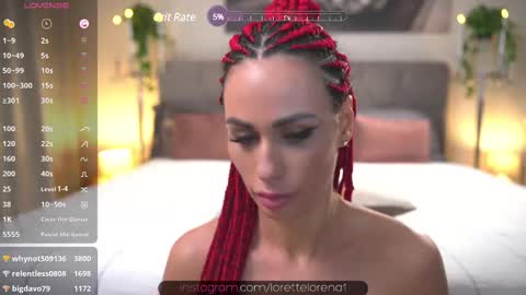 LoretteLorena online show from 17, 2, 2025