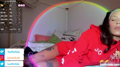 Snapshot of lustforlola chatting on 5, 12, 2024 LOLA online show from 5, 12, 2024