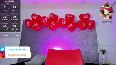 Snapshot of maisondavis_ chatting on 16, 2, 2025 Maison Davis online show from 16, 2, 2025
