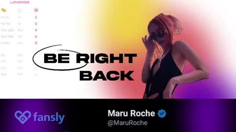 Snapshot of maruroche chatting on 13, 6, 2026 Maru Roche online show from 13, 6, 2026