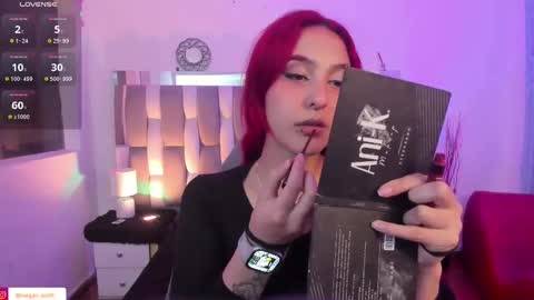 Snapshot of megan_wolf_1 chatting on 25, 2, 2025  Megan  Online 1200am To 600 am Colombian time online show from 25, 2, 2025