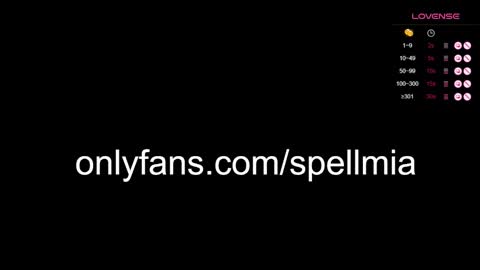 Snapshot of miaspell chatting on 20, 1, 2025 Mia  instagram miasspell online show from 20, 1, 2025