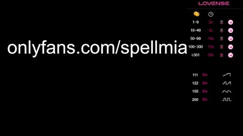 Snapshot of miaspell chatting on 25, 1, 2025 Mia  instagram miasspell online show from 25, 1, 2025