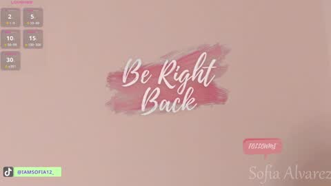 Sofia Alvarez online show from 27, 1, 2025