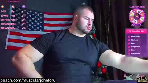 Snapshot of muscularjohnforu chatting on 22, 12, 2024 click icon for peach online show from 22, 12, 2024