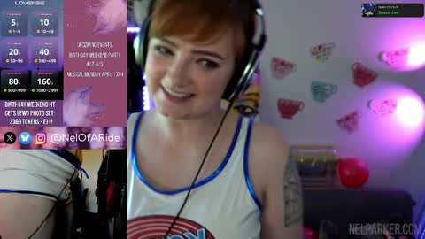 Snapshot of nelparker chatting on 4, 4, 2026 Nel Parker online show from 4, 4, 2026