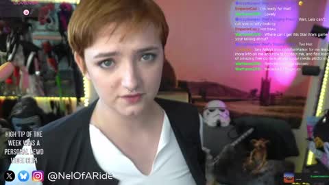 Snapshot of nelparker chatting on 7, 5, 2026 Nel Parker online show from 7, 5, 2026