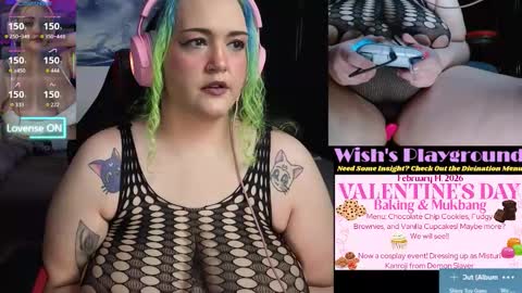 Snapshot of nevermakeawish chatting on 5, 2, 2026 Wishs Playground online show from 5, 2, 2026