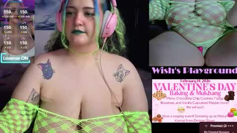 Snapshot of nevermakeawish chatting on 6, 2, 2026 Wishs Playground online show from 6, 2, 2026