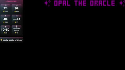 Snapshot of opaltheoracle chatting on 16, 6, 2026 Opal online show from 16, 6, 2026